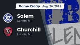 Recap: Salem  vs. Churchill  2021