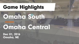 Omaha South  vs Omaha Central  Game Highlights - Dec 01, 2016