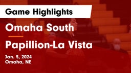 Omaha South  vs Papillion-La Vista  Game Highlights - Jan. 5, 2024