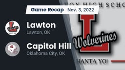 Recap: Lawton   vs. Capitol Hill  2022