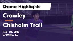 Crowley  vs Chisholm Trail  Game Highlights - Feb. 24, 2023