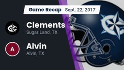 Recap: Clements  vs. Alvin  2017