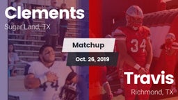 Matchup: Clements  vs. Travis  2019
