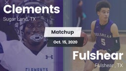 Matchup: Clements  vs. Fulshear  2020
