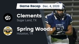 Recap: Clements  vs. Spring Woods  2020