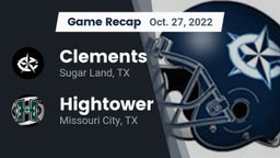 Recap: Clements  vs. Hightower  2022