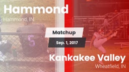 Matchup: Hammond  vs. Kankakee Valley  2017