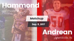 Matchup: Hammond  vs. Andrean  2017