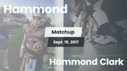 Matchup: Hammond  vs. Hammond Clark 2017
