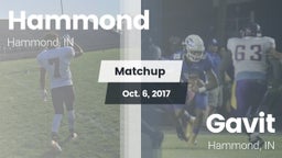 Matchup: Hammond  vs. Gavit  2017