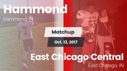 Matchup: Hammond  vs. East Chicago Central  2017