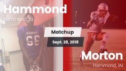 Matchup: Hammond  vs. Morton  2018