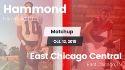 Matchup: Hammond  vs. East Chicago Central  2018