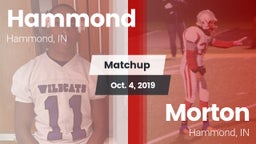 Matchup: Hammond  vs. Morton  2019
