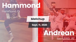 Matchup: Hammond  vs. Andrean  2020