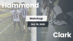 Matchup: Hammond  vs. Clark  2020