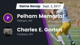 Recap: Pelham Memorial  vs. Charles E. Gorton  2017
