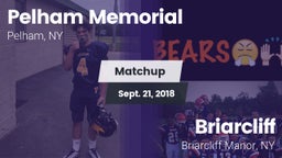 Matchup: Pelham Memorial vs. Briarcliff  2018