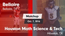 Matchup: Bellaire  vs. Houston Math Science & Tech  2016