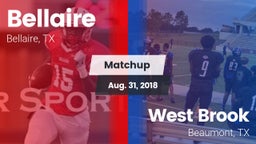 Matchup: Bellaire  vs. West Brook  2018