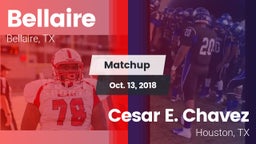 Matchup: Bellaire  vs. Cesar E. Chavez  2018