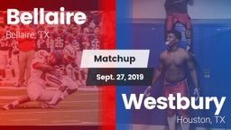 Matchup: Bellaire  vs. Westbury  2019