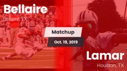 Matchup: Bellaire  vs. Lamar  2019