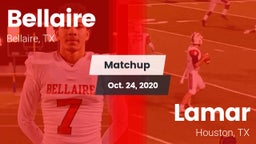 Matchup: Bellaire  vs. Lamar  2020