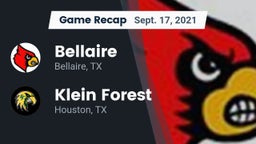 Recap: Bellaire  vs. Klein Forest  2021