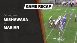 Recap: Mishawaka  vs. Marian  2015