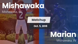 Matchup: Mishawaka High vs. Marian  2018