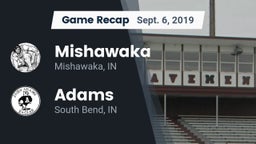 Recap: Mishawaka  vs. Adams  2019