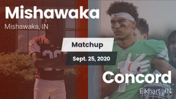 Matchup: Mishawaka High vs. Concord  2020