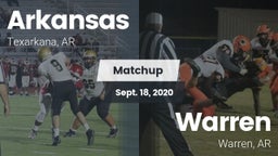Matchup: Arkansas  vs. Warren  2020
