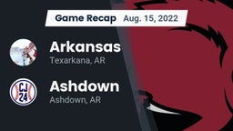 Recap: Arkansas  vs. Ashdown  2022