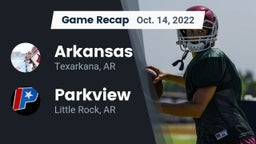 Recap: Arkansas  vs. Parkview  2022