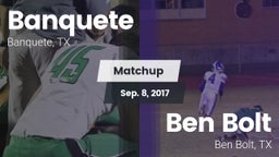 Matchup: Banquete  vs. Ben Bolt  2017