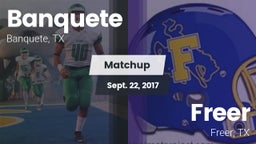 Matchup: Banquete  vs. Freer  2017