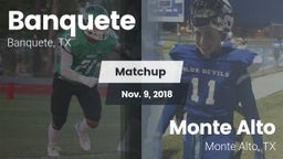 Matchup: Banquete  vs. Monte Alto  2018