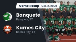 Recap: Banquete  vs. Karnes City  2020