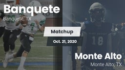 Matchup: Banquete  vs. Monte Alto  2020