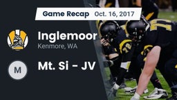 Recap: Inglemoor  vs. Mt. Si - JV 2017