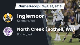 Recap: Inglemoor  vs. North Creek (Bothell, WA) 2018