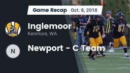 Recap: Inglemoor  vs. Newport - C Team 2018
