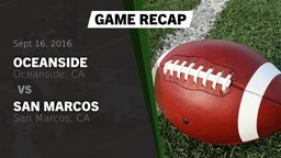 Recap: Oceanside  vs. San Marcos  2016