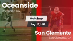 Matchup: Oceanside High vs. San Clemente  2017