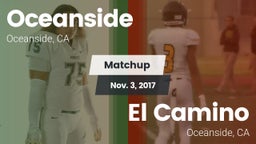 Matchup: Oceanside High vs. El Camino  2017