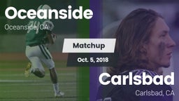 Matchup: Oceanside High vs. Carlsbad  2018