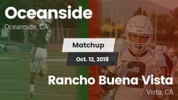 Matchup: Oceanside High vs. Rancho Buena Vista  2018
