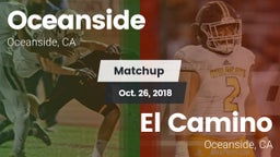 Matchup: Oceanside High vs. El Camino  2018